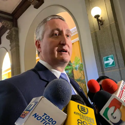 Enrique Degenhart ministro de Gobernación MP Emisoras Unidas Guatemala ,