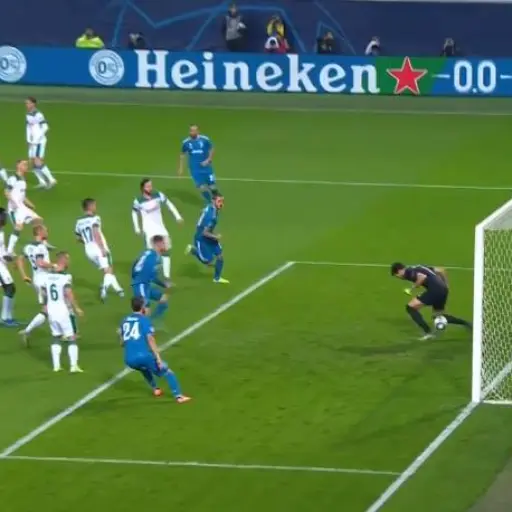 Error del portero en el gol de la Juventus ,