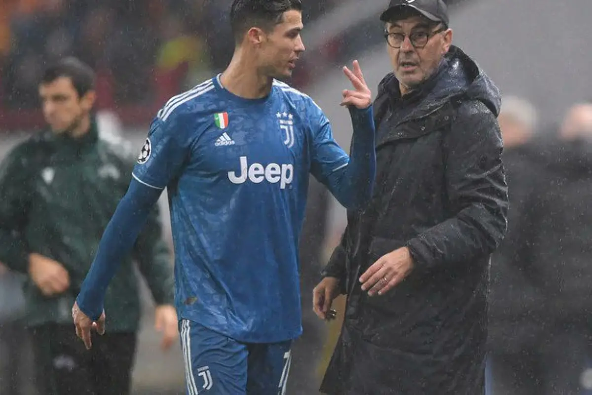 Cristiano Ronaldo y Sarri, 