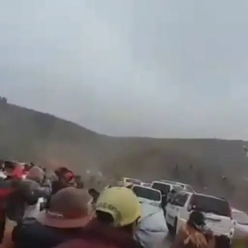 El incidente se dio cuando se vino una fuerte lluvia