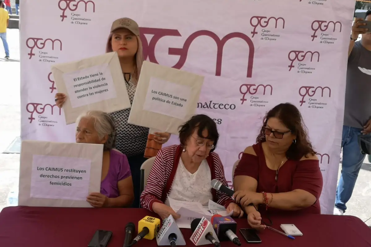 Grupo Guatemalteco de Mujeres Exigen al Congreso restituir Q9.2 millones para atender a mujeres víctimas de violencia, 