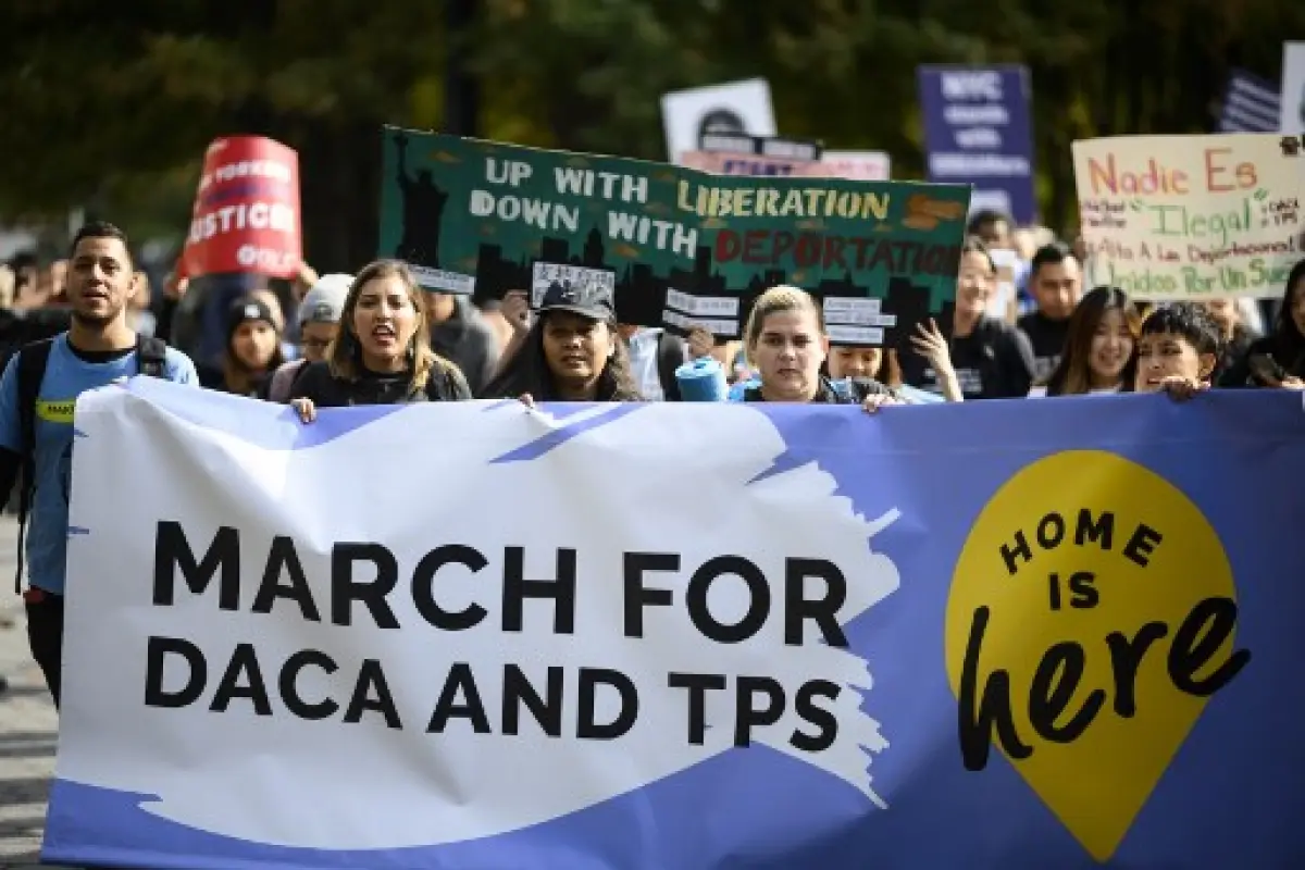 EEUU amplía TPS a inmigrantes hondureños anunció el gobierno local. Foto: AFP.