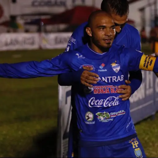 Janderson Pereira celebración ante Iztapa ,