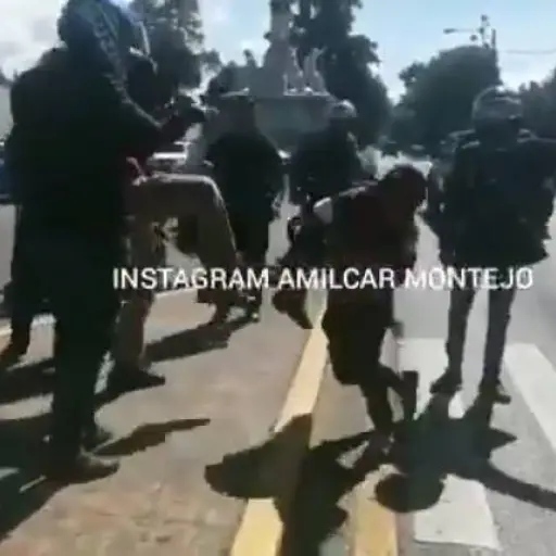 Motoristas y peatones lo golpearon.