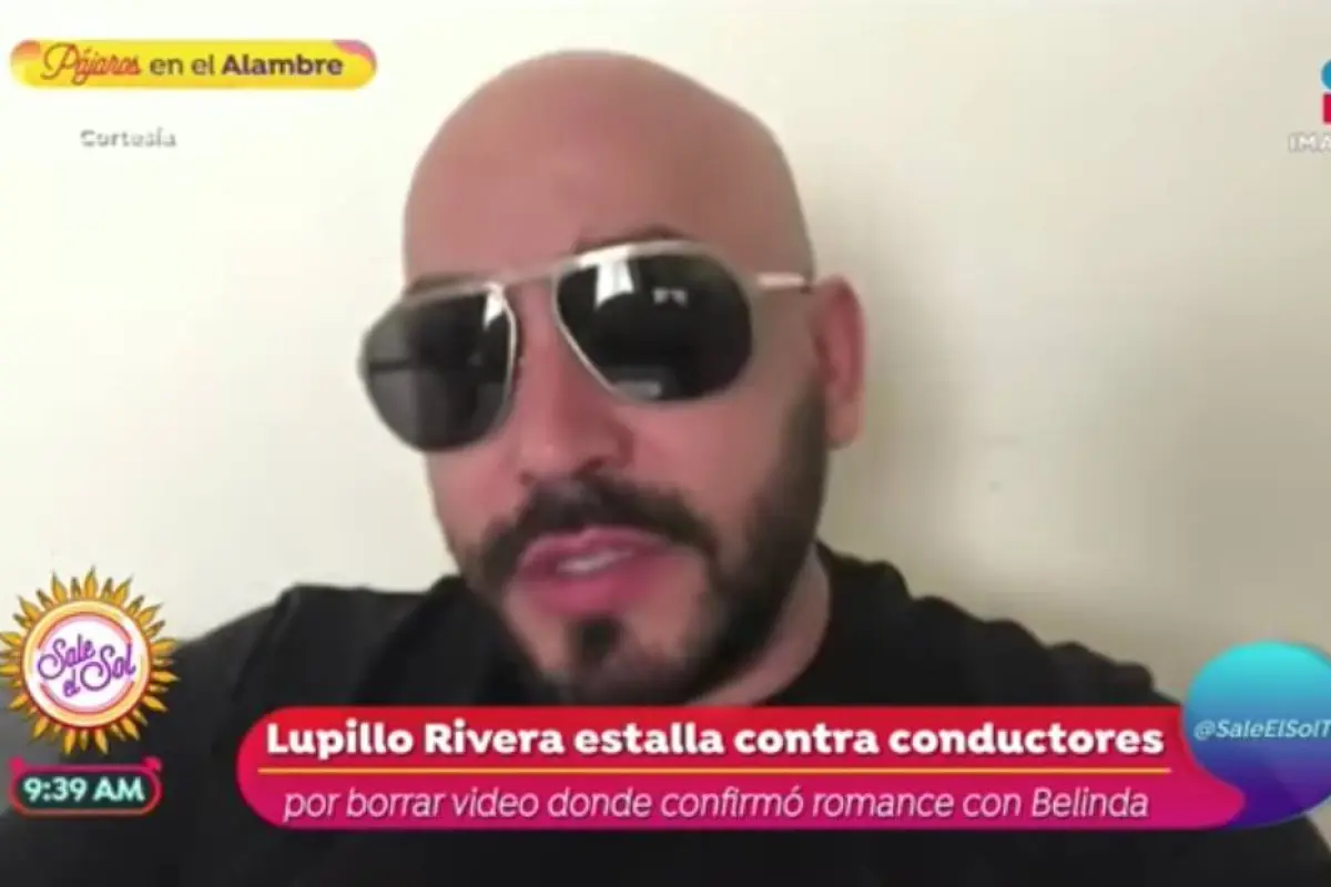 Lupillo Rivera fue chantajeado para hablar sobre romance con Belinda