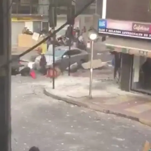 Chile: manifestantes fueron arrollados por un vehículo