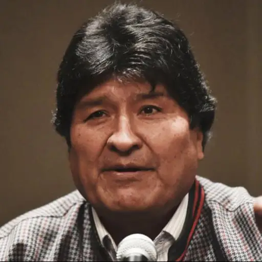 El expresidente de  Bolivia Evo Morales
