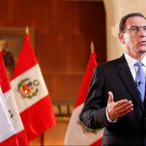 El presidente de Perú, Martín Vizcarra.
