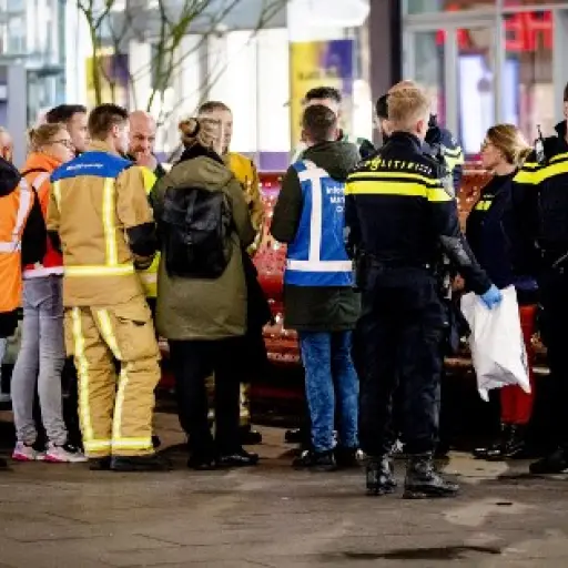Ataque con cuchillo en La Haya, Holanda, deja varios heridos. Foto: AFP