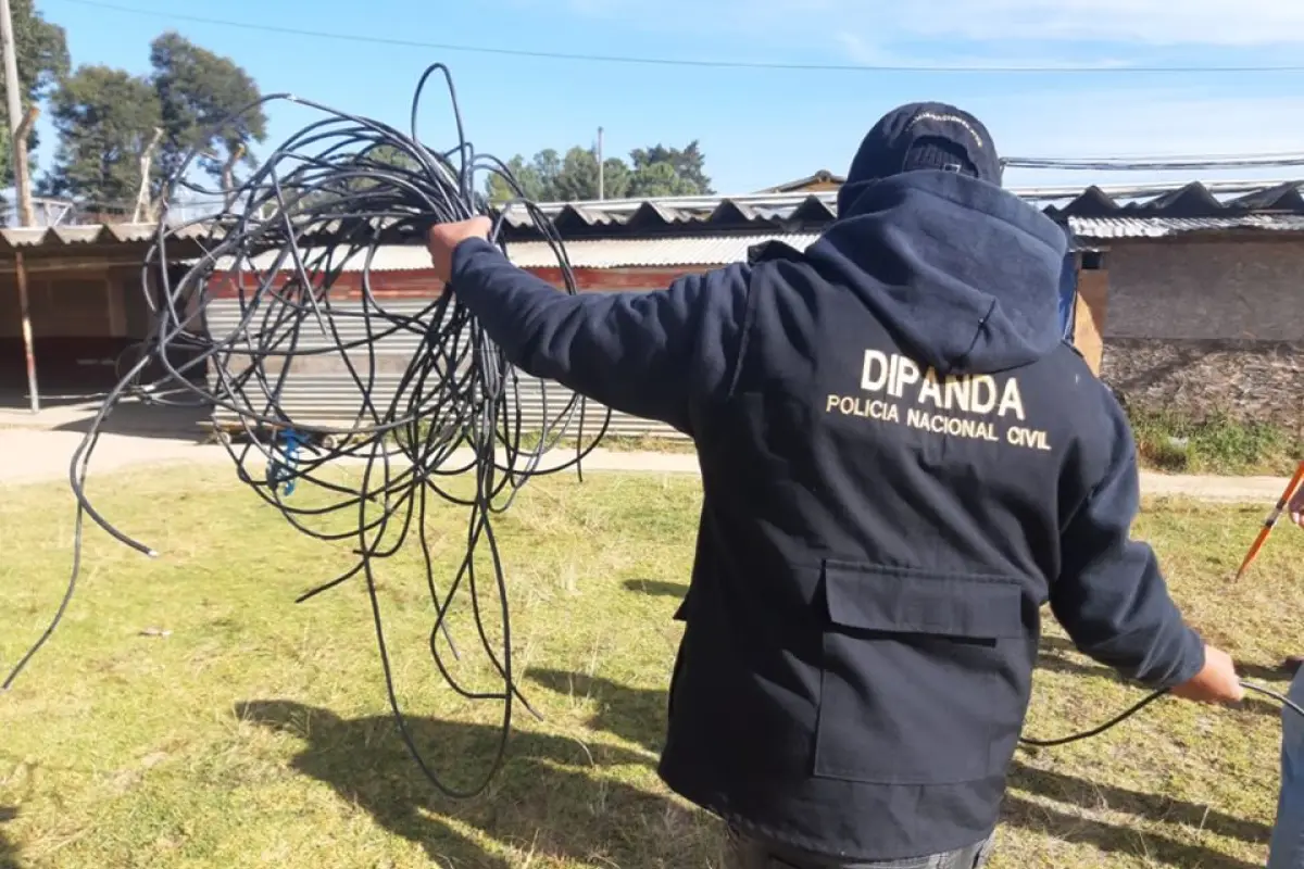 Cable localizado durante requisa en Cantel