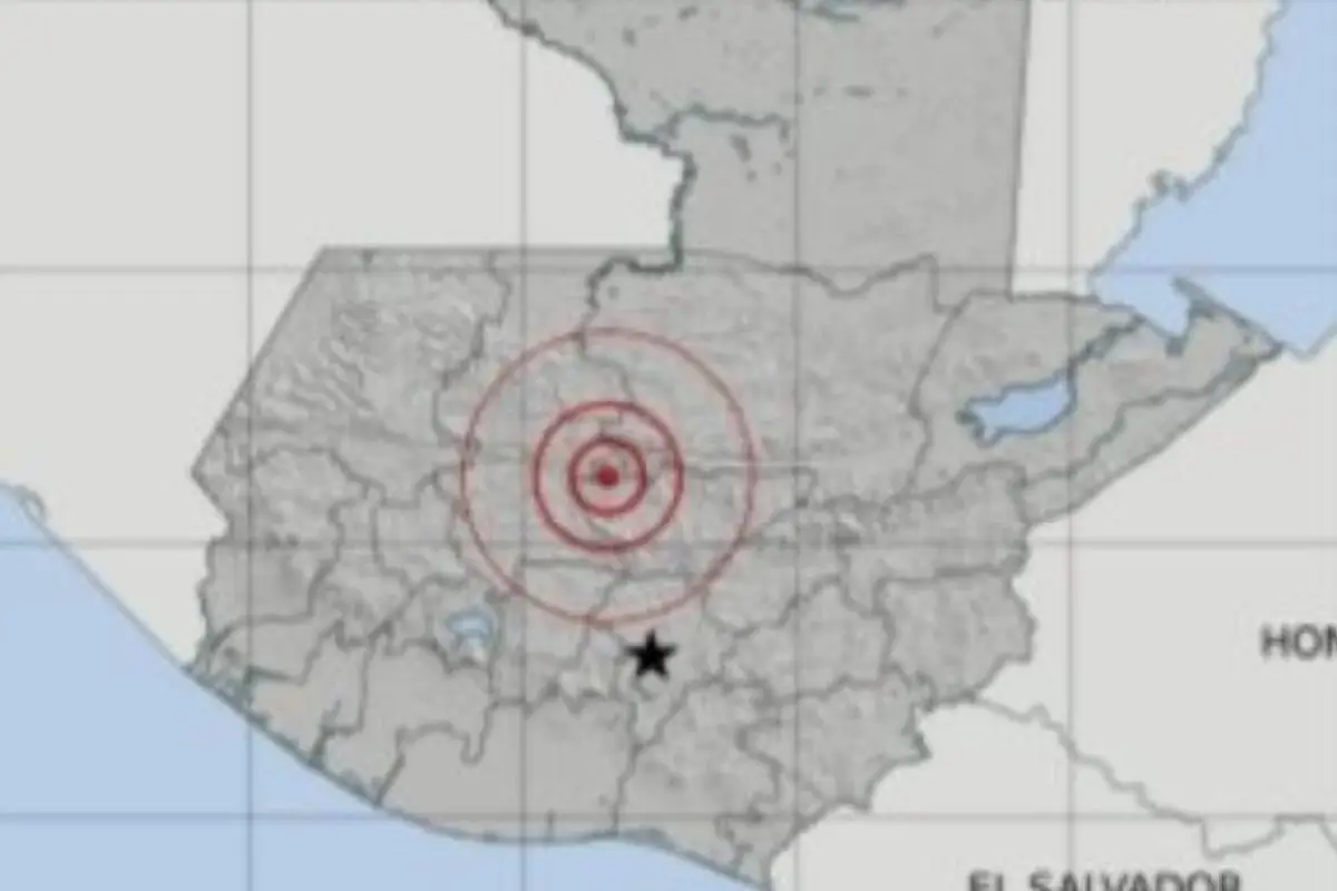 Temblor en Guatemala