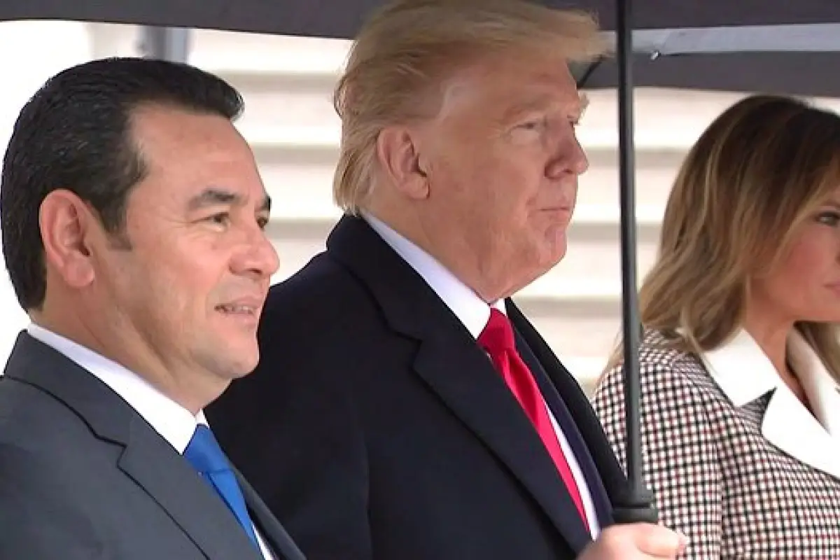 Jimmy Morales se reunió con Donald Trump por tema migratorio, 