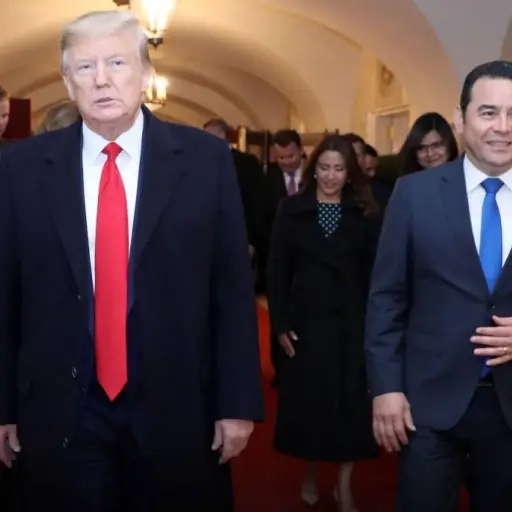 Ambos gobernantes se reunieron en la Casa Blanca.