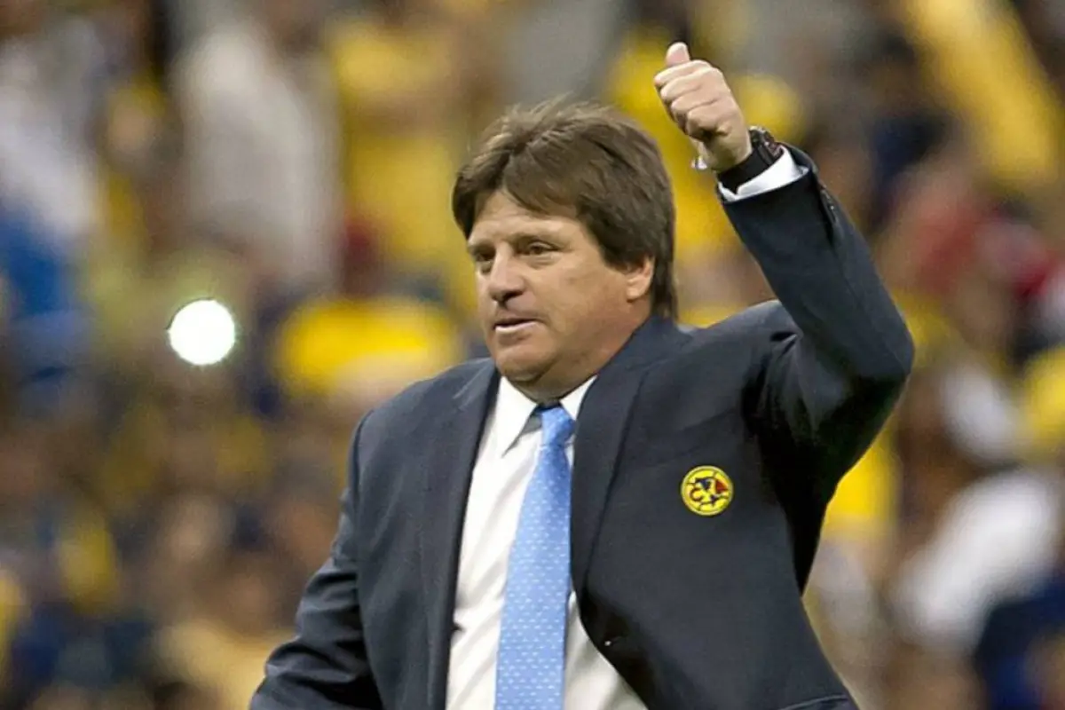 Miguel Herrera, técnico del América 