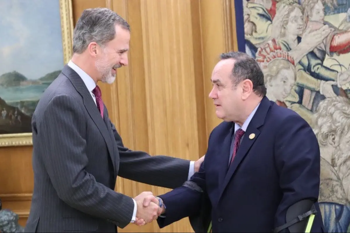 Giammatei y Felipe VI, 