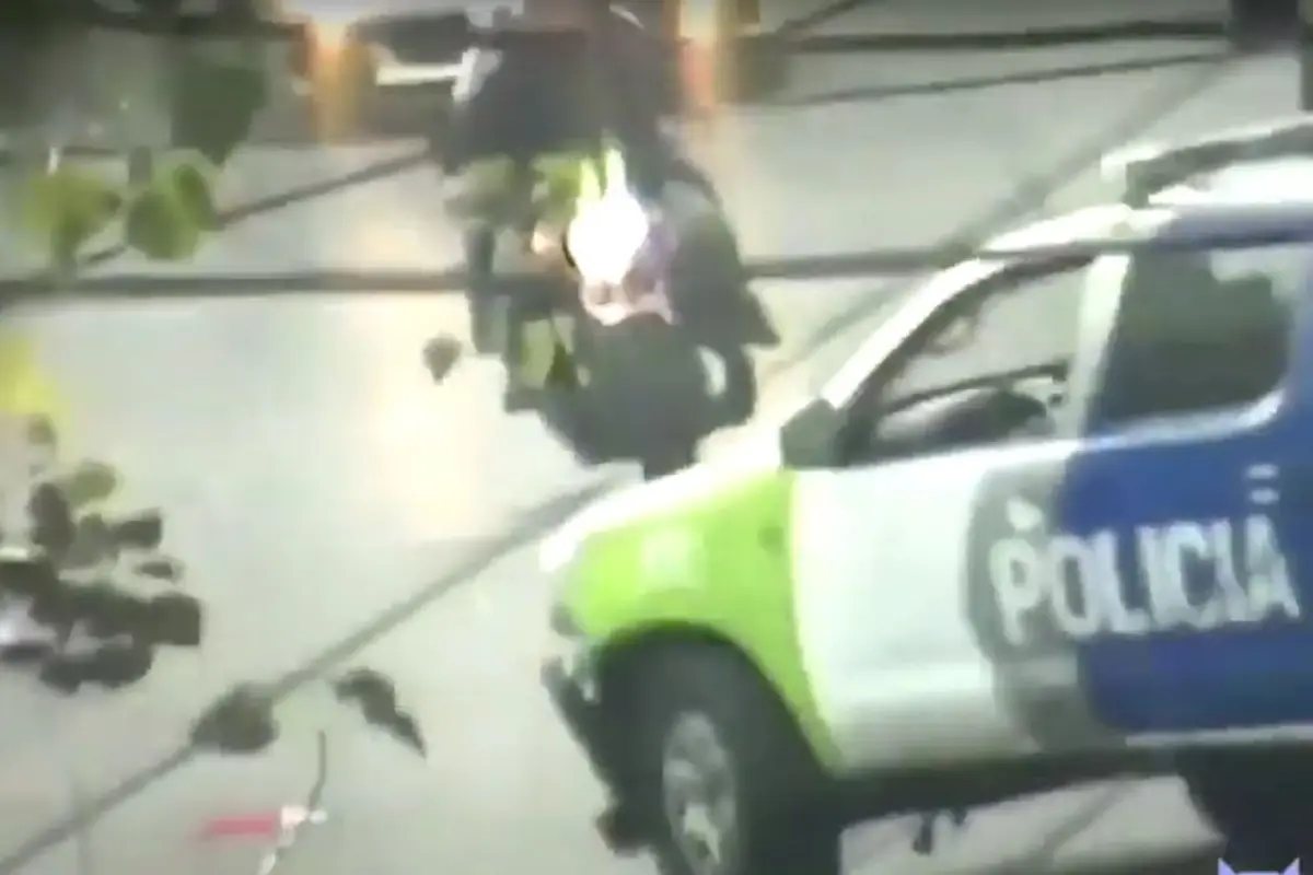 video ladrón muere chocar policía Emisoras Unidas Guatemala, 