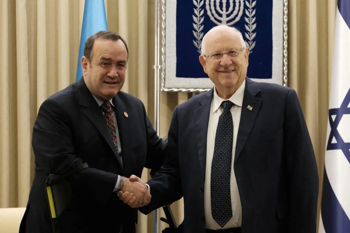 Alejandro-Giammattei-presidente-Israel-Reuvén-Rivlin-Irsael-Jerusalén-embajada, 