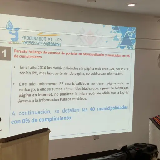 Municipalidades que no entregan informacion publica