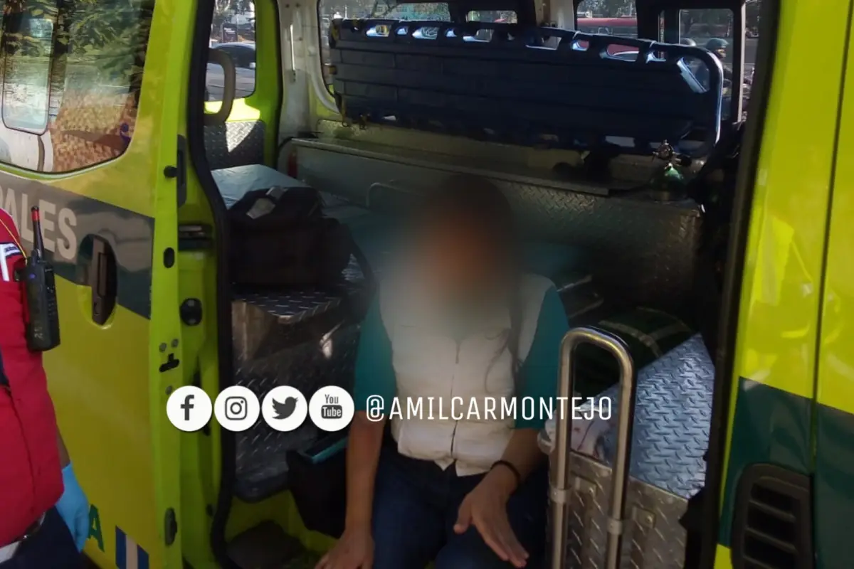 Pasajera se lanza de bus que era asaltado en bulevar Liberación, 