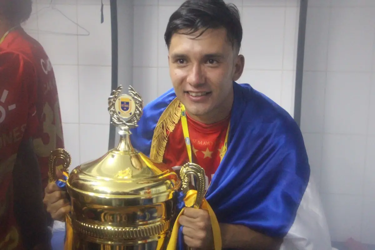 Jaime Alas campeón en el 2017 con los rojos, 