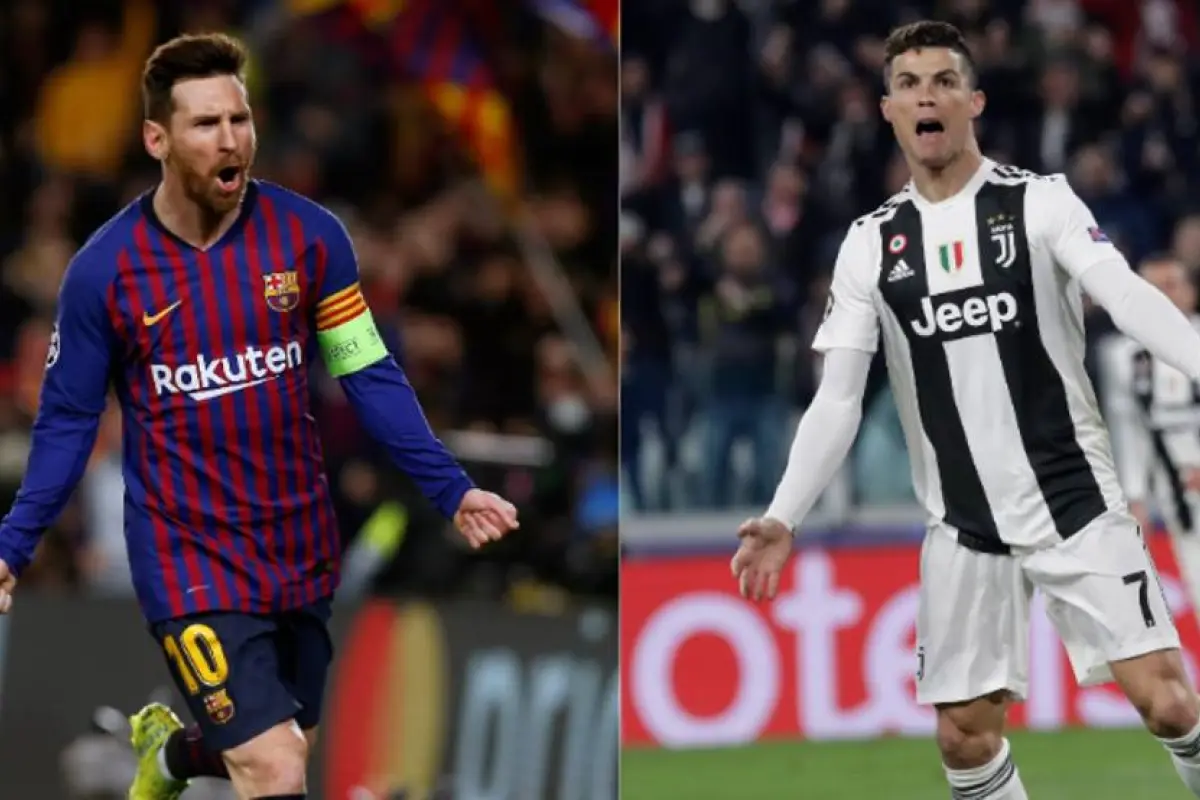 Lionel Messi y Cristiano Ronaldo en Navidad