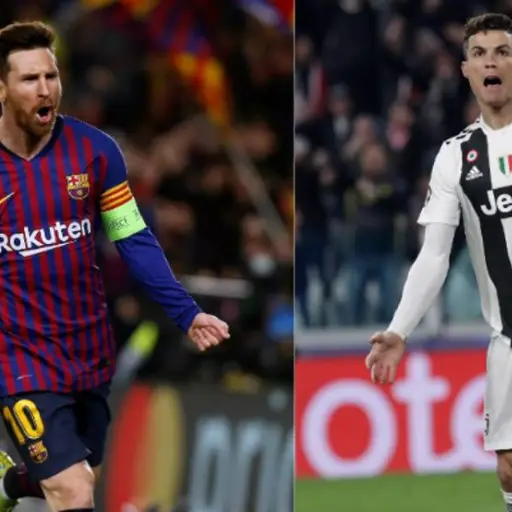 Lionel Messi y Cristiano Ronaldo en Navidad