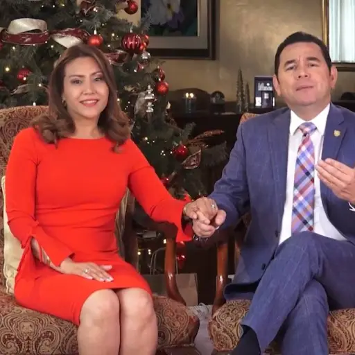 El gobernante aprovechó para hablar de su gestión de cuatro años.