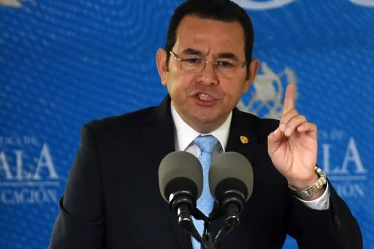 Jimmy Morales presidente AFP PHOTO / Johan ORDONEZ, 