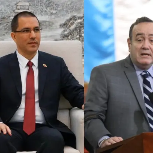 Canciller de Venezuela critica a Giammattei tras cierre de embajada ,