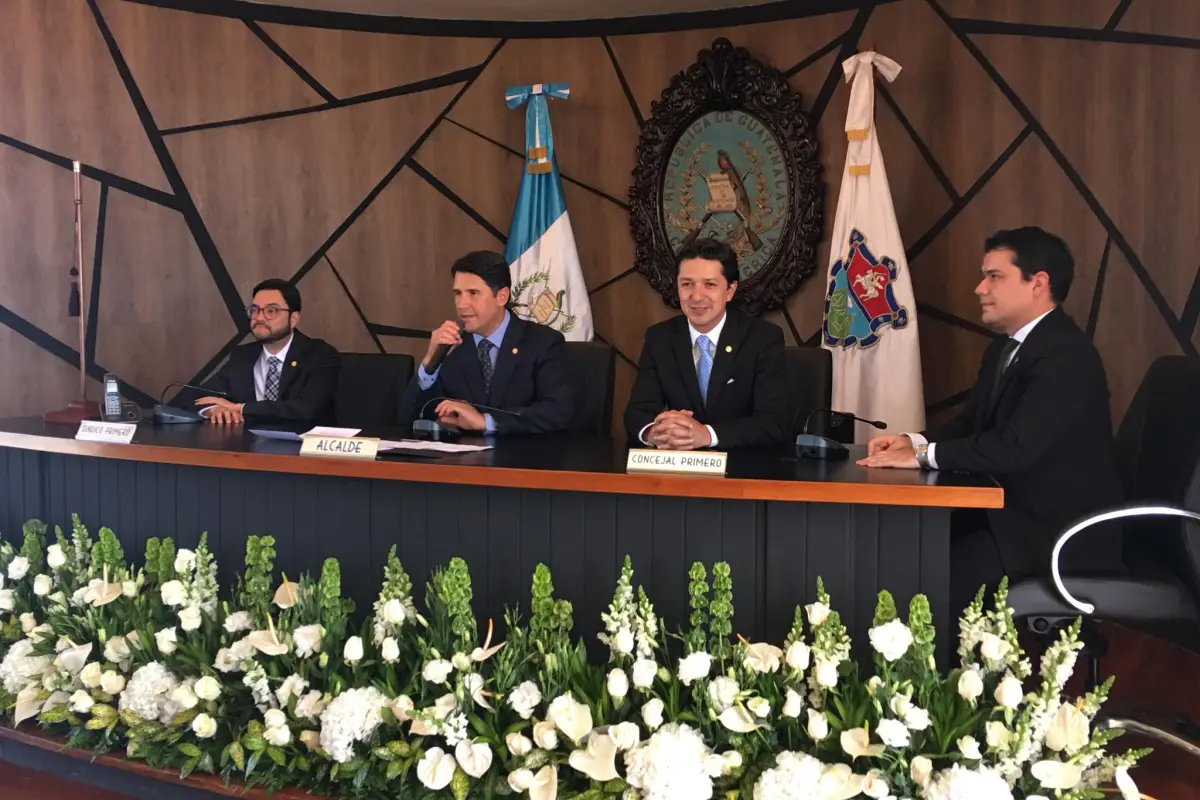 Ricardo Quiñonez asume como alcalde de la ciudad de guatemala por cuatro años, 