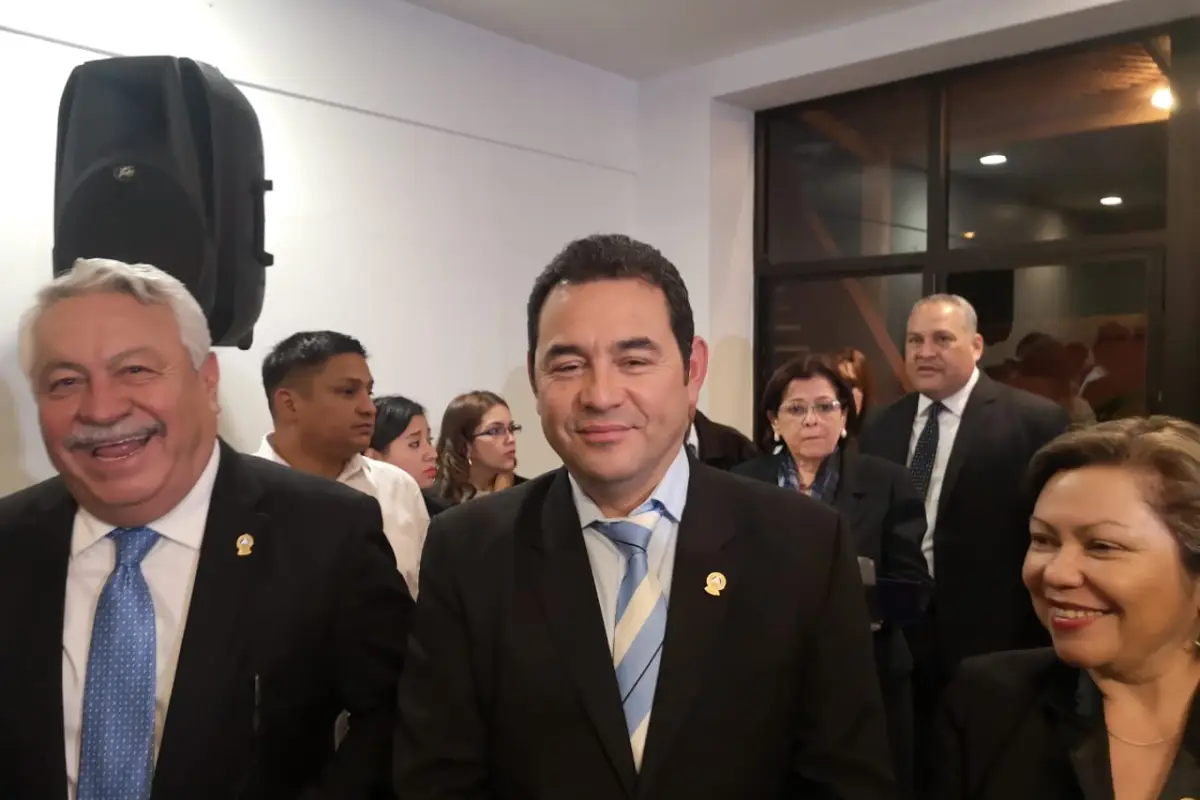 Jimmy Morales y Jafeth Cabrera no asistieron al Parlacen, 