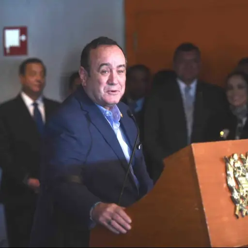 Presidente electo Alejandro Giammattei