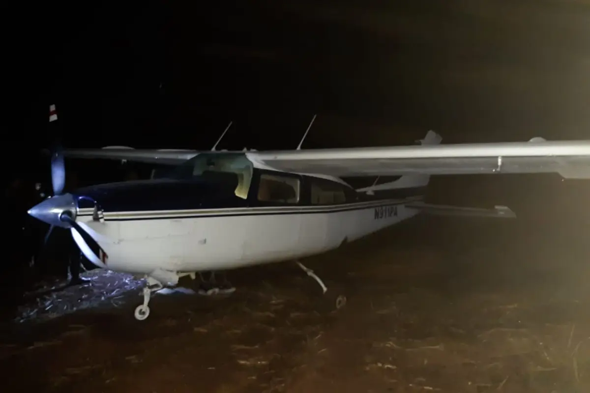 avioneta localizada en Retalhuleu, 