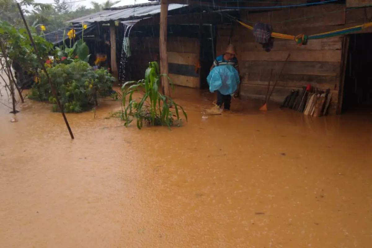 Chahal afectada por lluvias, 