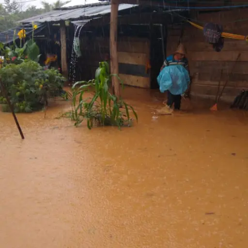 Chahal afectada por lluvias ,