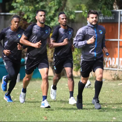 Lombardi durante una práctica de Comunicaciones. Foto: Prensa Comunicaciones