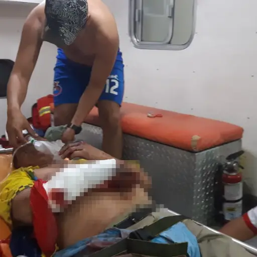 Hombre herido por estallido de mortero