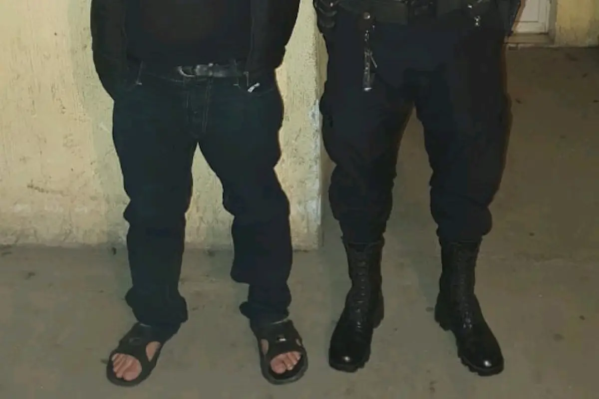 PNC captura a hombre que disparaba al aire.