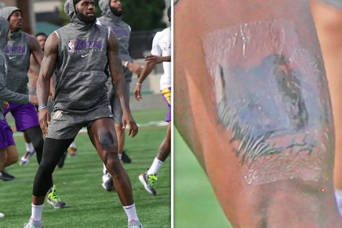 LeBron James tatuaje nuevo, 