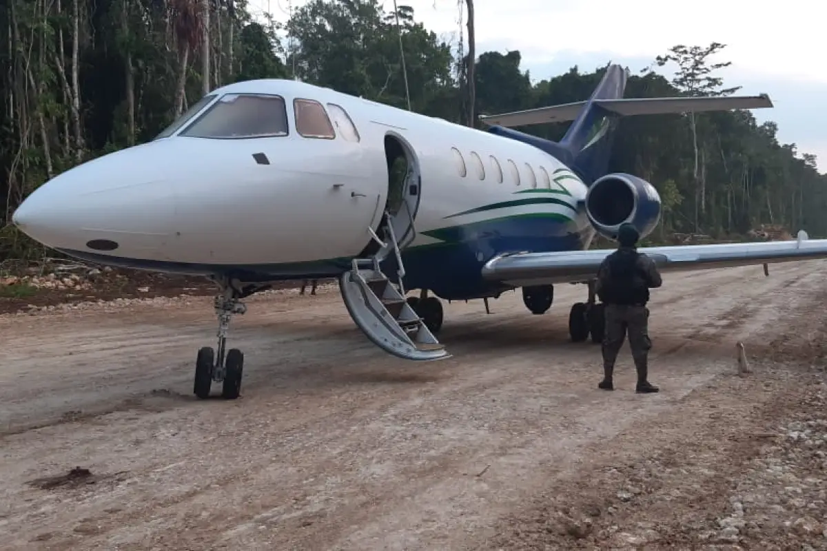 Jet-Hawker-localizado-Petén, 