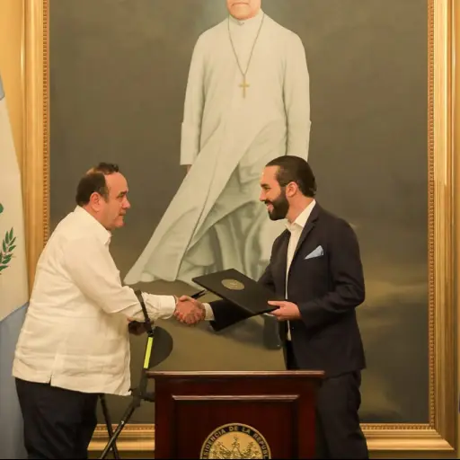 Giammattei y Bukele acuerdo ,