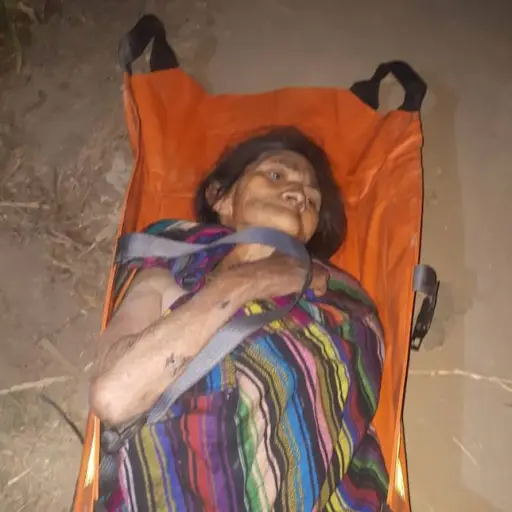 Anciana es rescatada en Totonicapán