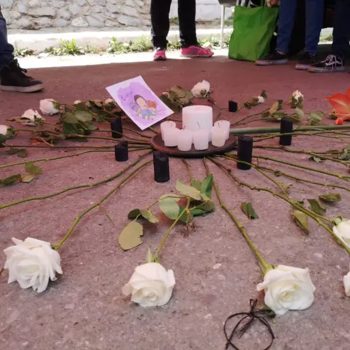 Realizan homenaje por niña asesinada ,