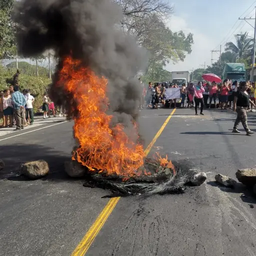 Bloqueo en Escuintla