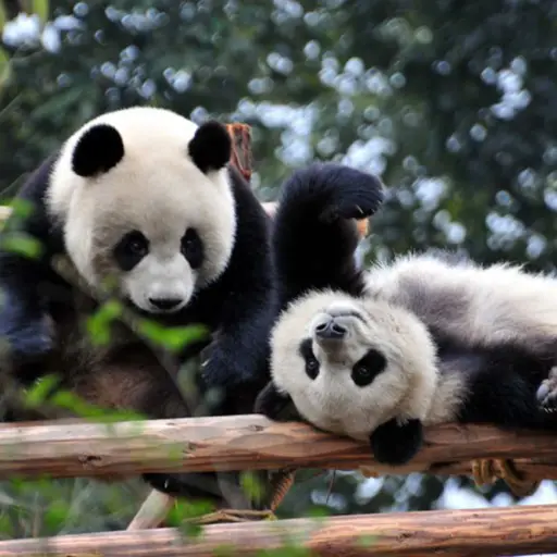 Xin Xin y Shuan Shuan las únicas pandas en el mundo que no pertenecen a China