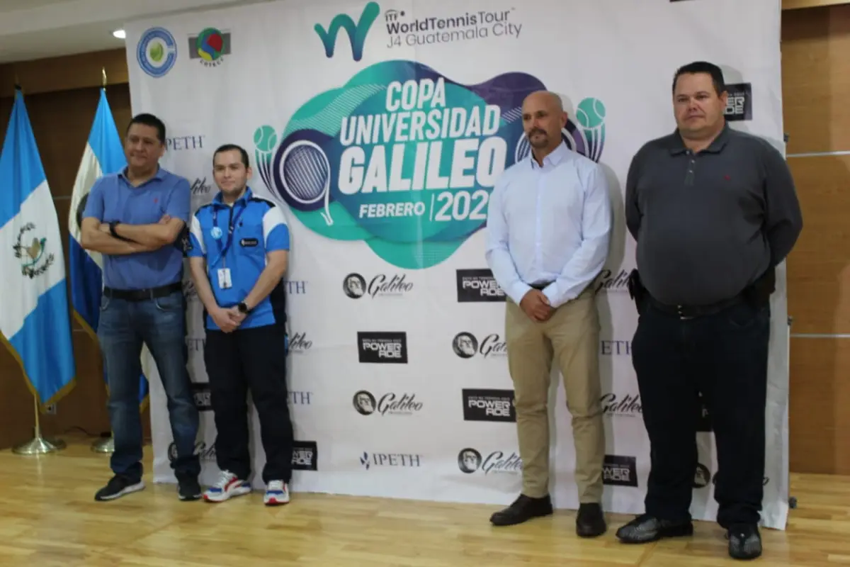 Presentaron la Xl edición del Torneo Mundial Juvenil de Tenis Copa Universidad Galileo, 