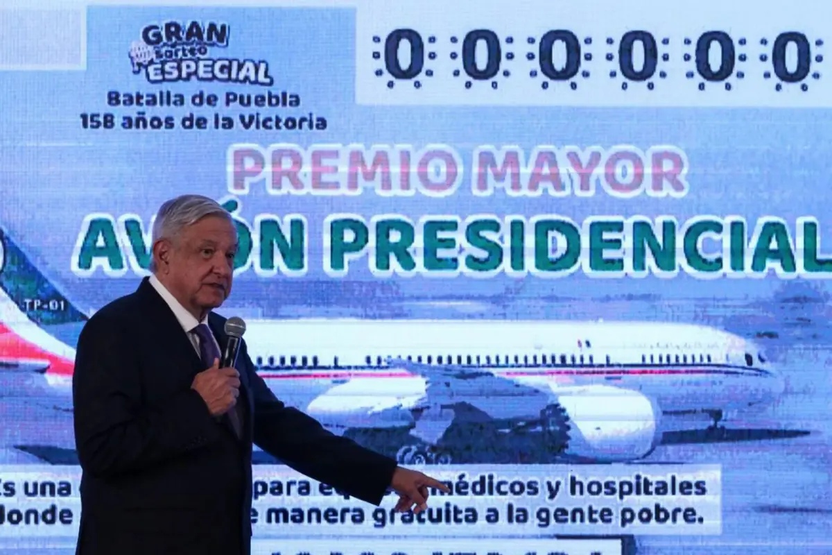 López Obrador da nuevos detalles sobre la rifa del avión presidencial