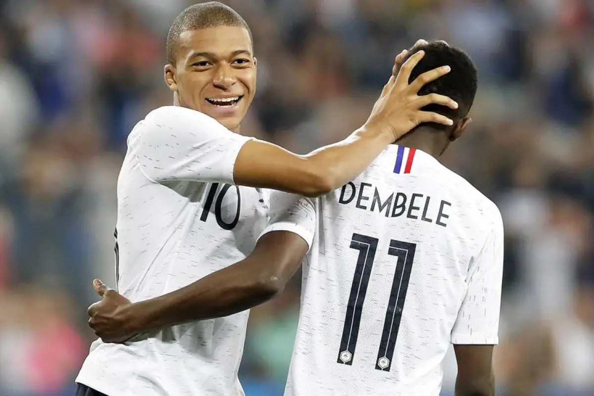 Mbappé y Dembélé, 