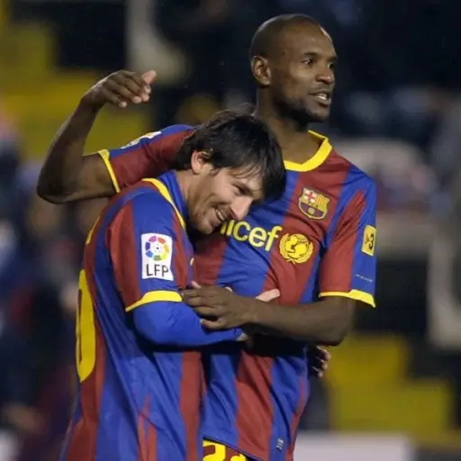 Messi-Abidal-Barcelona ,