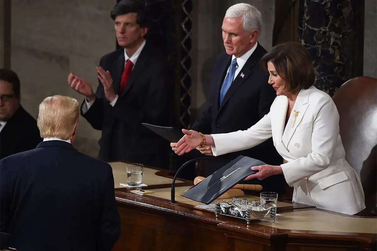 Nancy Pelosi Donald Trump Discruso de la Unión Emisoras Unidas Guatemala, 